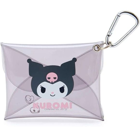 Sanrio Accessories - Kuromi Clear Card Holder Keychain NWT